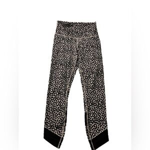Lululemon Leopard Leggings with Mesh
